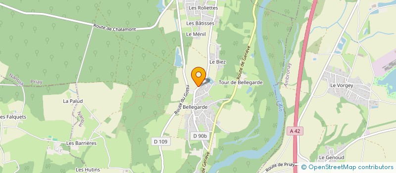localisation de l'entreprise MADAME LAURE BRUYER à NEUVILLE-SUR-AIN