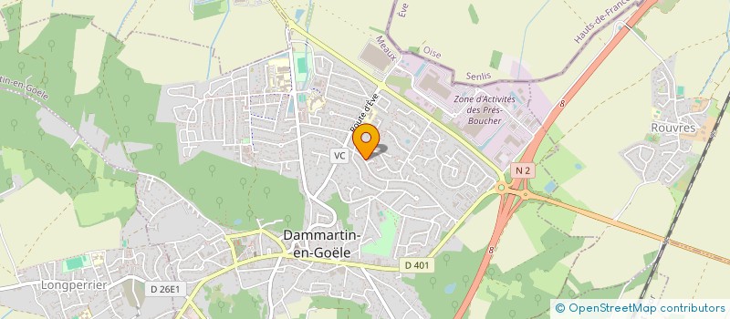 localisation de l'entreprise MADAME LAURE BUINO  DAMMARTIN-EN-GOELE