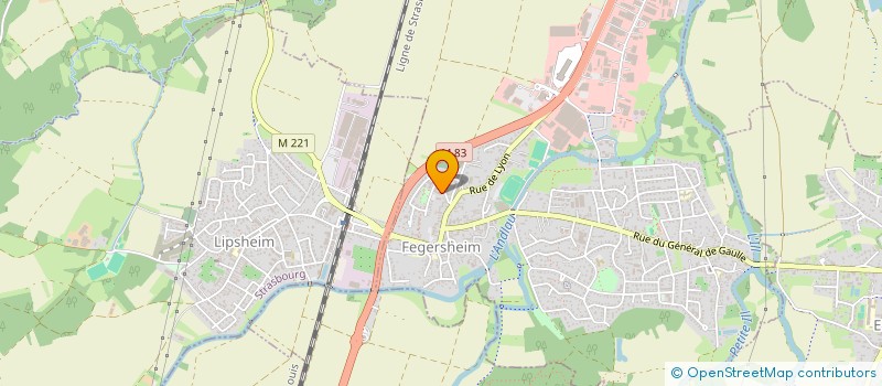 localisation de l'entreprise MADAME LAURE BURGER  FEGERSHEIM