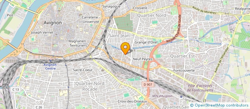 localisation de l'entreprise MADAME LAURE CADIOT  AVIGNON