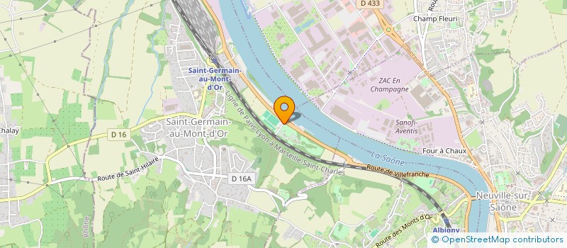 localisation de l'entreprise MADAME LAURE CAPEZZONE  CHASSELAY