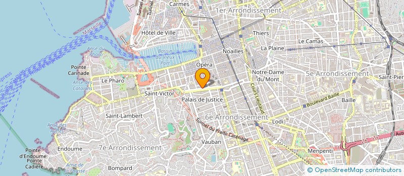 localisation de l'entreprise MADAME LAURE CAPINERO  MARSEILLE