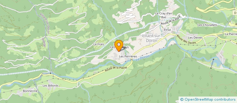 localisation de l'entreprise MADAME LAURE CARDOT  VILLARD-SUR-DORON