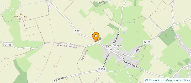 localisation de l'entreprise MADAME LAURE CARPENTIER à BEAUMETZ-LES-AIRE