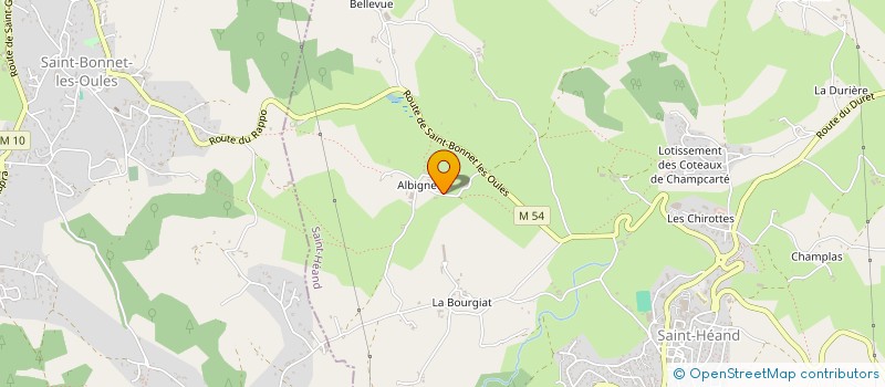 localisation de l'entreprise MADAME LAURE CARQUILLAT à SAINT-HEAND