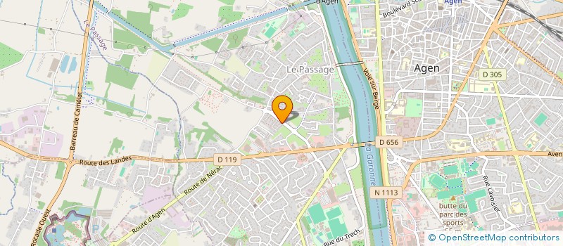 localisation de l'entreprise MADAME LAURE CARRASQUEDO  LE PASSAGE