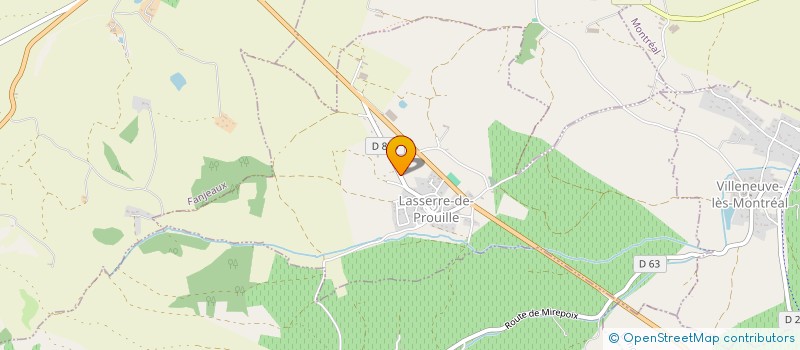 localisation de l'entreprise MADAME LAURE CARTIGNY à LASSERRE-DE-PROUILLE