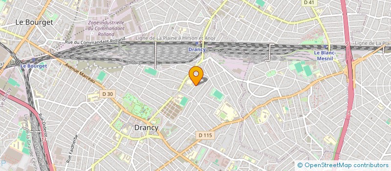 localisation de l'entreprise MADAME LAURE CASAGRANDE  DRANCY