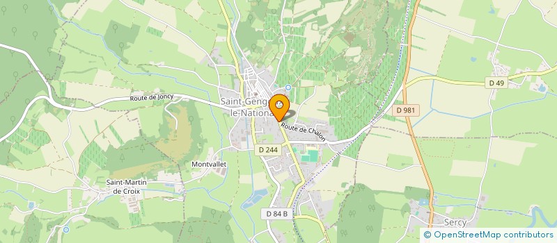 localisation de l'entreprise MADAME LAURE CASTILLON  GENOUILLY