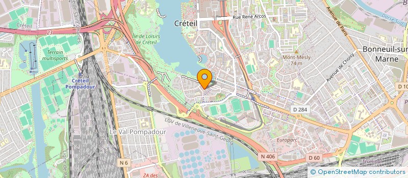 localisation de l'entreprise MADAME LAURE CATHERINE DAHO  CRETEIL