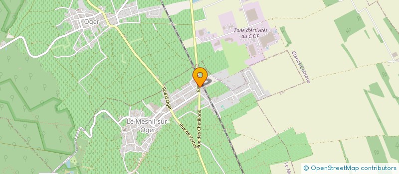 localisation de l'entreprise MADAME LAURE CATTANI  LE MESNIL-SUR-OGER