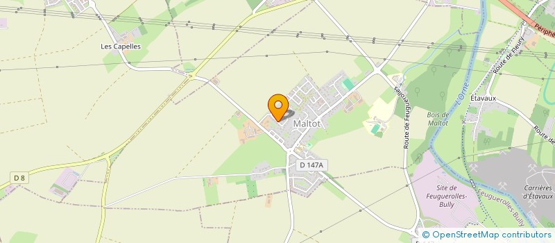 localisation de l'entreprise MADAME LAURE CAVAILLE  MALTOT