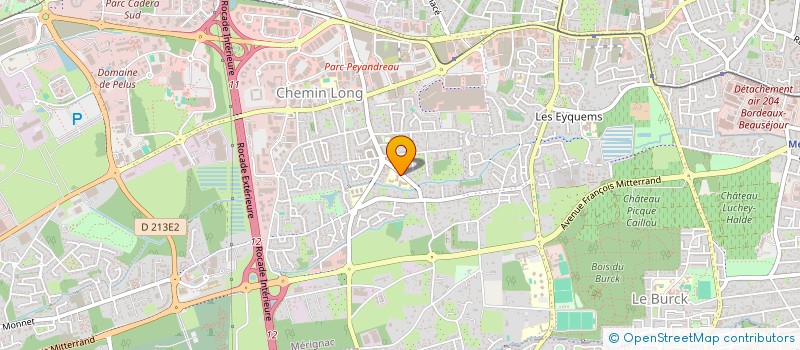 localisation de l'entreprise MADAME LAURE-CELINE BAUDUIN  MERIGNAC