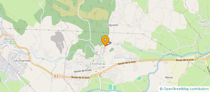 localisation de l'entreprise MADAME LAURE CHALABREYSSE  CHOMERAC