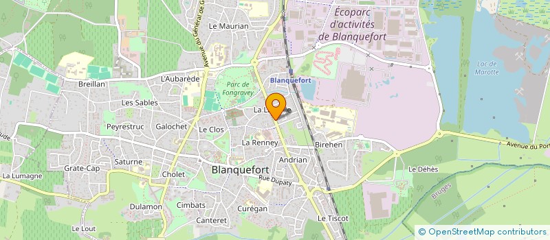localisation de l'entreprise MADAME LAURE CHAMAILLARD à BLANQUEFORT