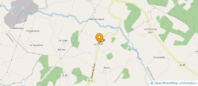 localisation de l'entreprise MADAME LAURE CHAMBARET à ORSENNES