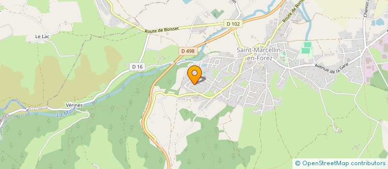 localisation de l'entreprise MADAME LAURE CHAMBAS- MALLIER à SAINT-MARCELLIN-EN-FOREZ