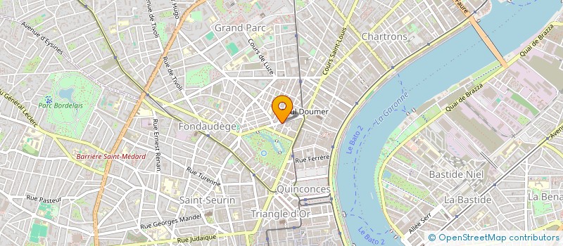 localisation de l'entreprise MADAME LAURE CHAMBOLLE  BORDEAUX