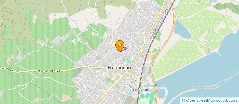 localisation de l'entreprise MADAME LAURE CHAMBON à FRONTIGNAN