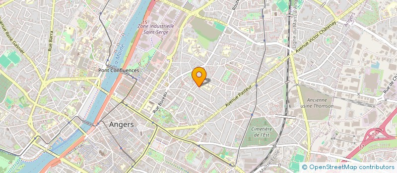 localisation de l'entreprise MADAME LAURE CHAMPION  ANGERS
