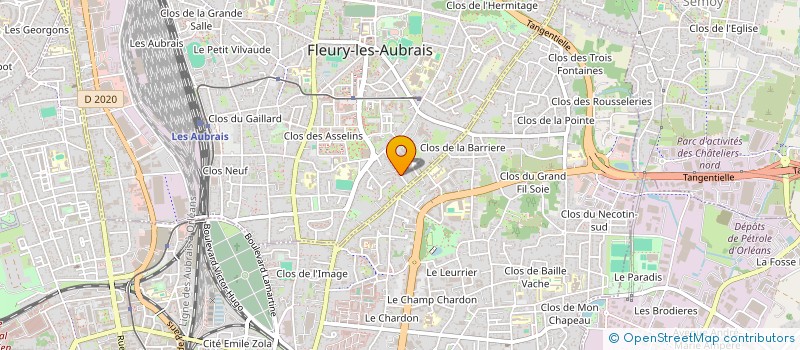 localisation de l'entreprise MADAME LAURE CHANTELOUP à FLEURY-LES-AUBRAIS