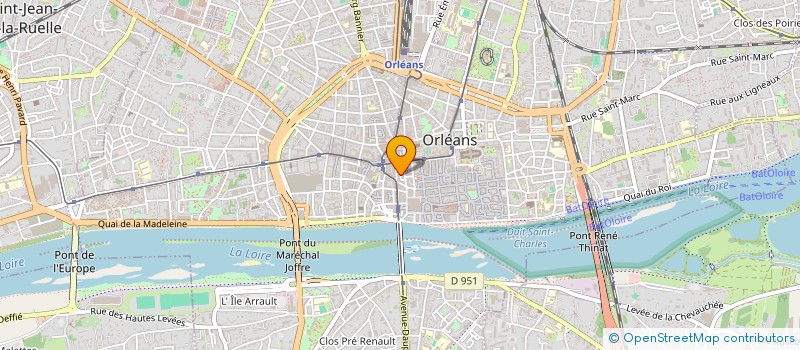 localisation de l'entreprise MADAME LAURE CHAPUIS à ORLEANS