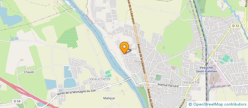 localisation de l'entreprise MADAME LAURE CHARBONNIER  VEAUCHE