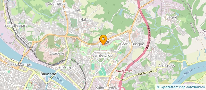 localisation de l'entreprise MADAME LAURE CHARROUIN  BAYONNE