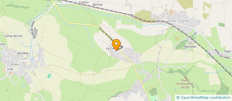 localisation de l'entreprise MADAME LAURE CHARTIER  SALLES-LA-SOURCE