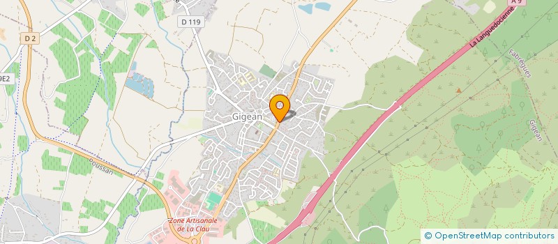 localisation de l'entreprise MADAME LAURE CHASSAGNOUX  GIGEAN