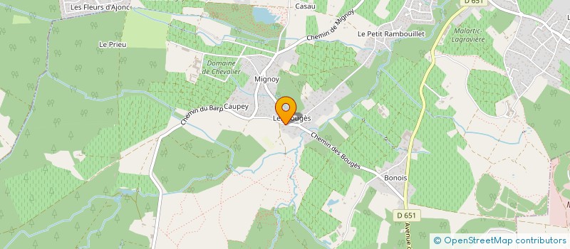 localisation de l'entreprise MADAME LAURE CHAUMEREUIL  LEOGNAN