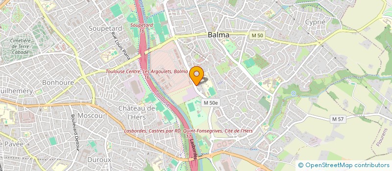 localisation de l'entreprise MADAME LAURE CHAUZAL  TOULOUSE