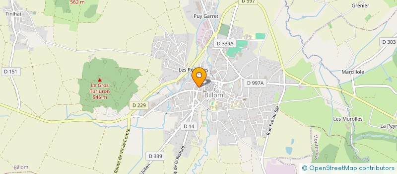 localisation de l'entreprise MADAME LAURE CHAVANET à BILLOM