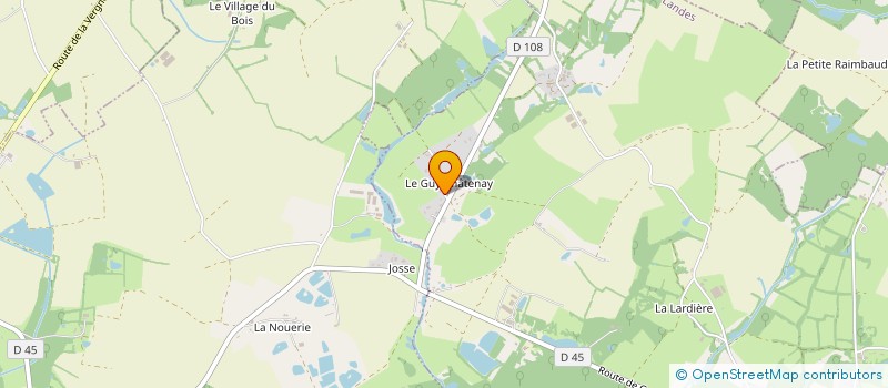 localisation de l'entreprise MADAME LAURE CHAZAL  SAINT-AVAUGOURD-DES-LANDES