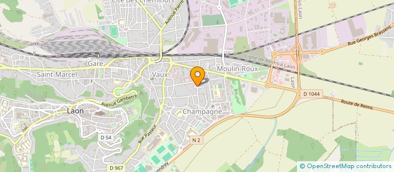 localisation de l'entreprise MADAME LAURE CHEA à LAON