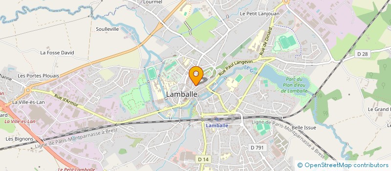 localisation de l'entreprise MADAME LAURE CHIRON à LAMBALLE-ARMOR