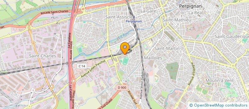 localisation de l'entreprise MADAME LAURE CHOLLET  PERPIGNAN