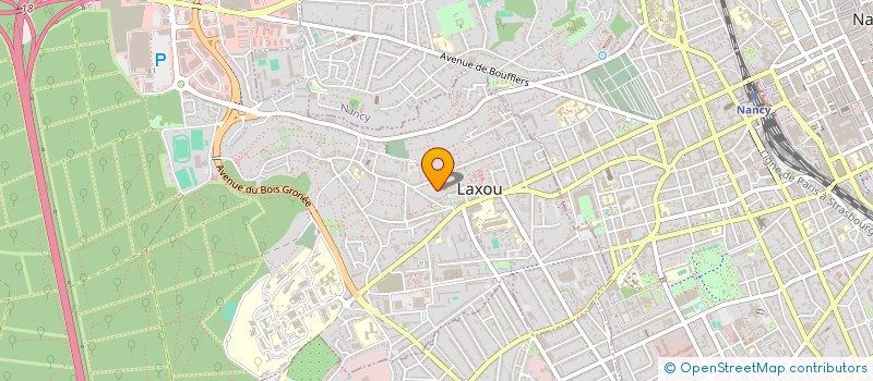 localisation de l'entreprise MADAME LAURE CHOTEL à LAXOU