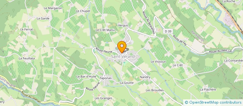 localisation de l'entreprise MADAME LAURE CINQUINO  SAINT-VERAND