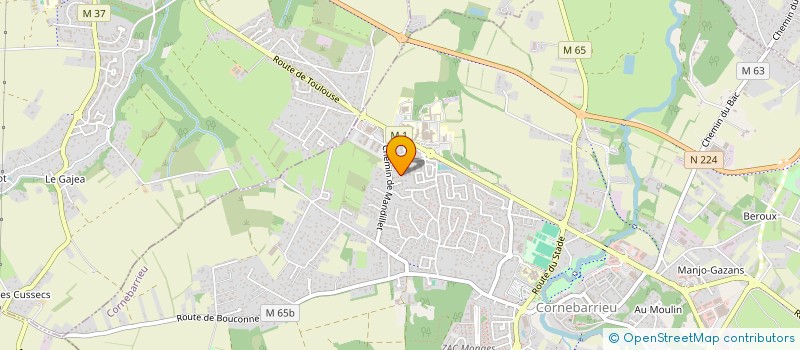 localisation de l'entreprise MADAME LAURE CLETY  CORNEBARRIEU