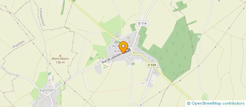 localisation de l'entreprise MADAME LAURE CLIN à ACHEUX-EN-AMIENOIS