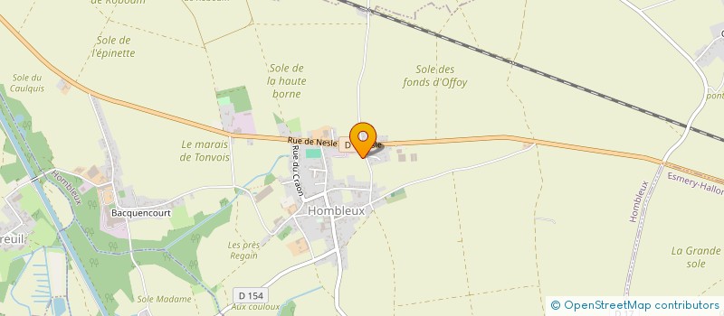 localisation de l'entreprise MADAME LAURE COCU  HOMBLEUX