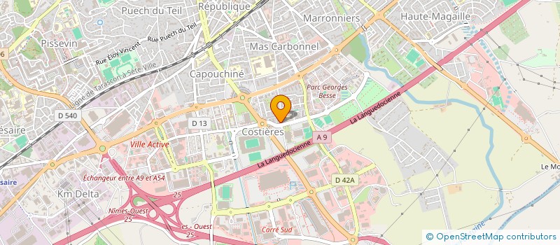 localisation de l'entreprise MADAME LAURE COELHO DE SOUZA  NIMES