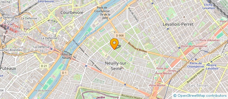 localisation de l'entreprise MADAME LAURE COHEN à NEUILLY-SUR-SEINE