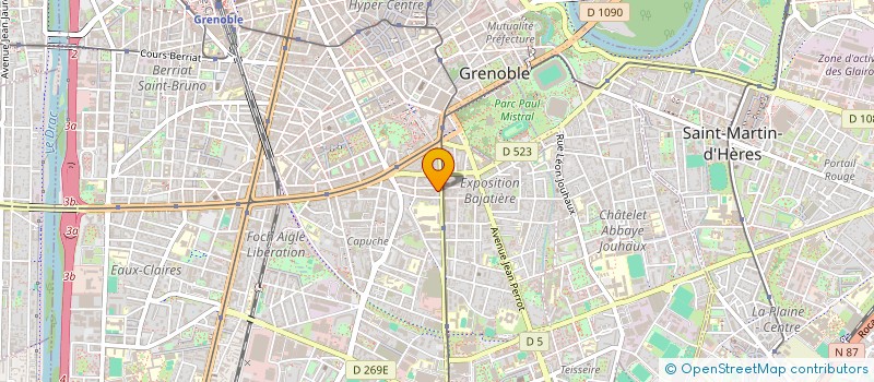 localisation de l'entreprise MADAME LAURE COLMARD à GRENOBLE