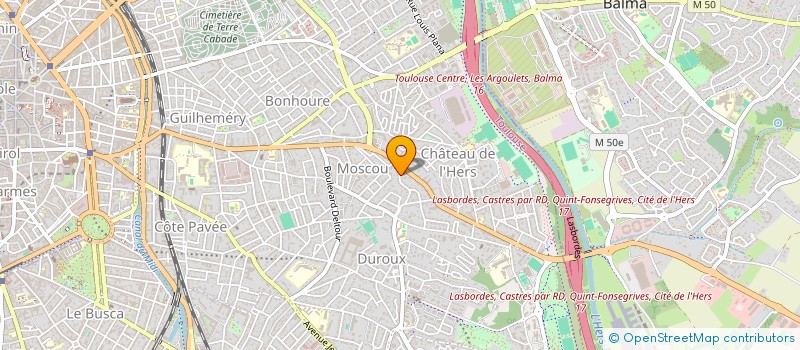 localisation de l'entreprise MADAME LAURE COMBES à TOULOUSE