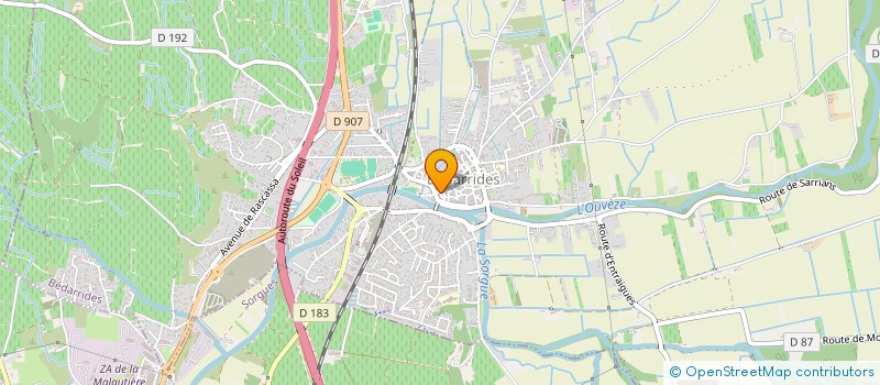 localisation de l'entreprise MADAME LAURE COMTE  BEDARRIDES