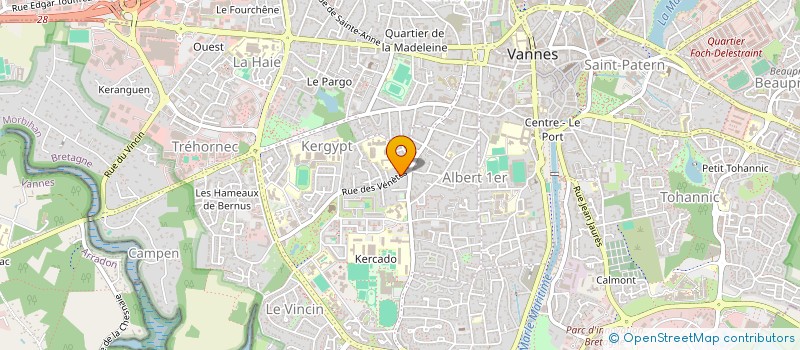 localisation de l'entreprise MADAME LAURE CONSTANTIN à VANNES