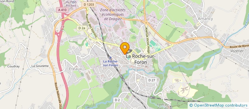 localisation de l'entreprise MADAME LAURE CONTAT  LA ROCHE-SUR-FORON