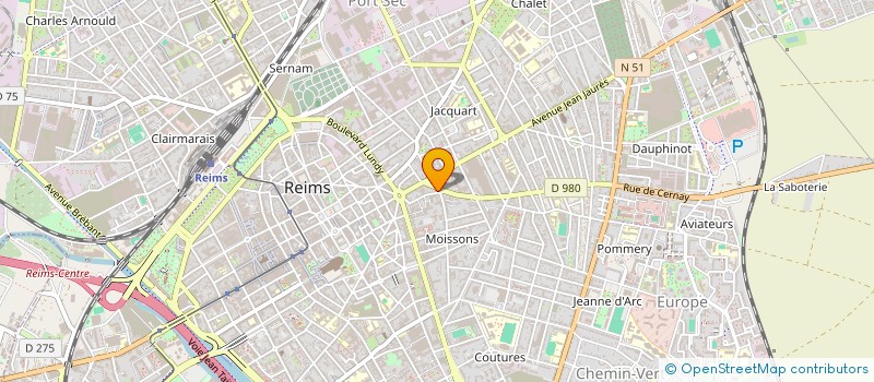 localisation de l'entreprise MADAME LAURE CONTE  REIMS